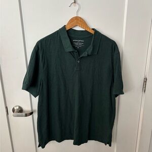 Banana Republic Men's Dark Green Polo Shirt